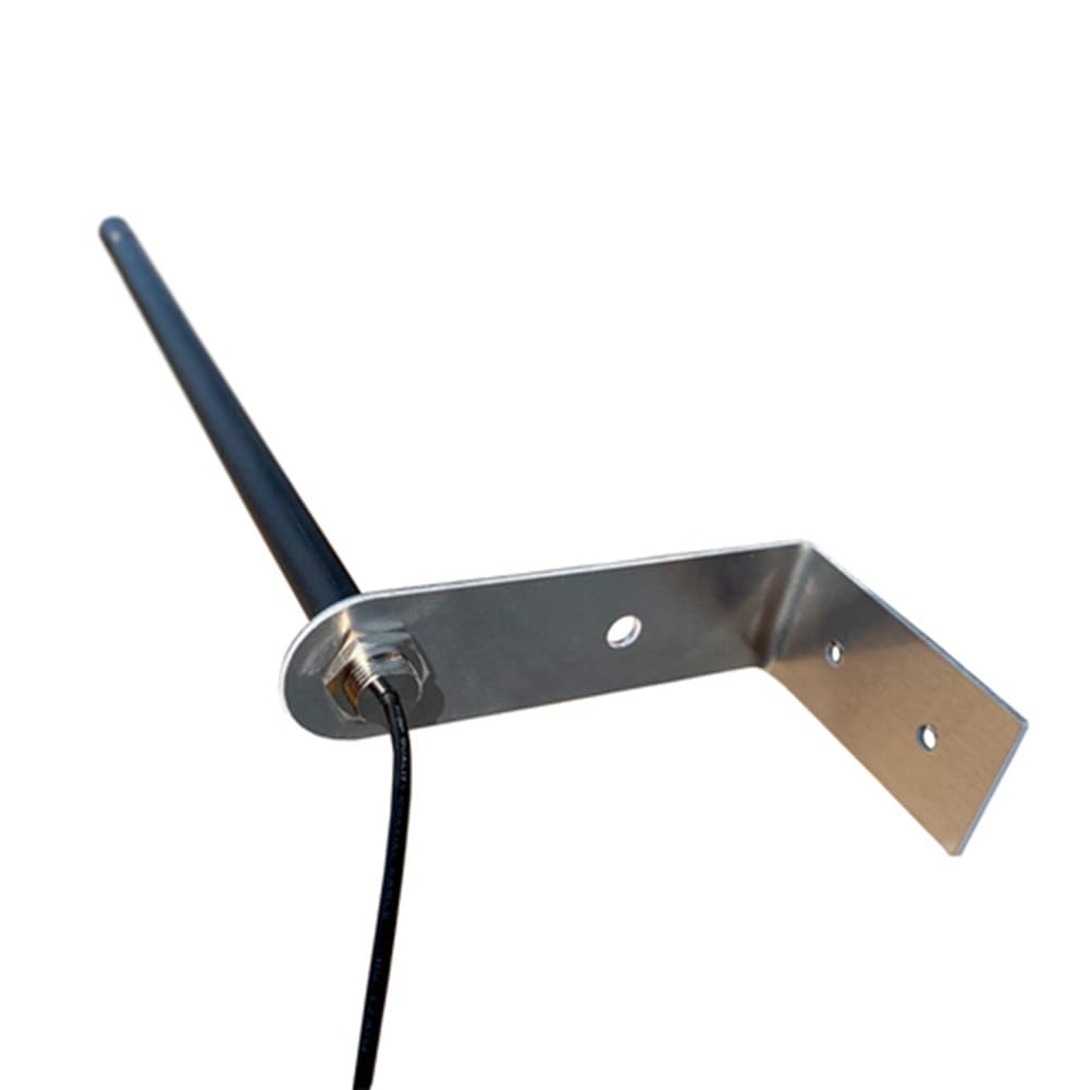 Antenne Universelle 433Mhz Antenne Noire pour Porte Garage Amplificateur de Signal Radio Répéteur Extérieur Étanche 433.92Mhz Gate Control Antenne