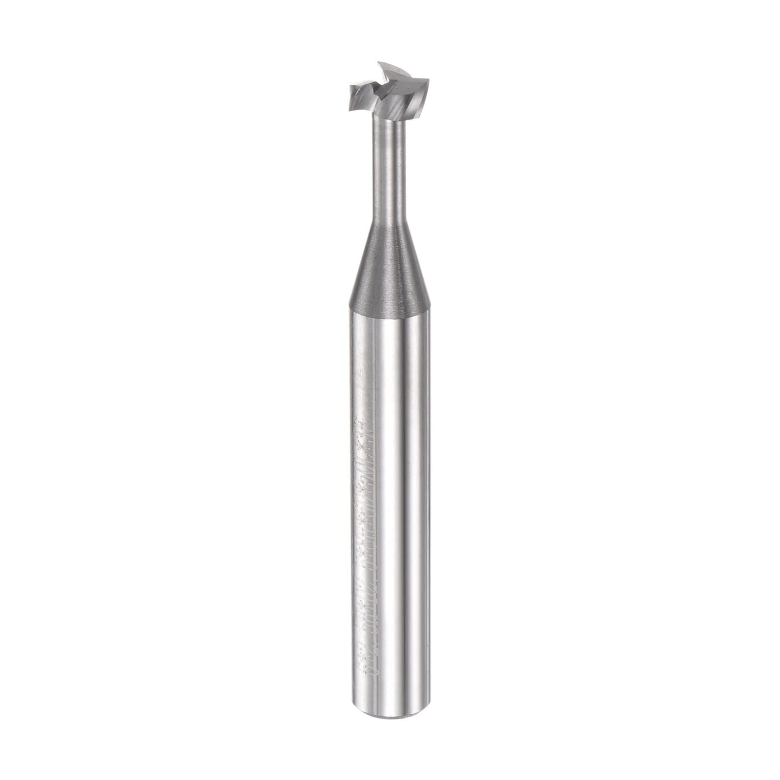HARFINGTON T Slot End Mill Milling Cutter 6mm Cutting 2.5mm Depth 6mm Shank Solid Carbide 3 Flutes for Aluminum Copper Zinc Alloy