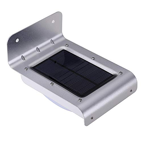 Lampe solaire extérieur étanche 16 LED projecteur mural avec capteur de mouvement