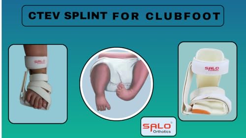 Image of SALO Orthotics CTEV Splint - Clubfoot Brace for Left Foot (Size - 2.75 inch)