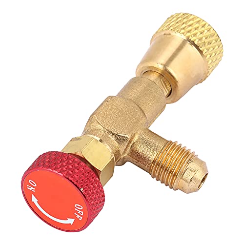 Válvula de Cierre Aire Acondicionado Seguridad R 32 Grifo 1 4 Tubos para Gas Nitrógeno R32 5 16 1 4'' 5 16'' Válvula de Control de Flujo de Latón Válvulas de Control para Manguera