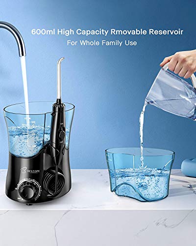 image for BESTOPE Water Dental Flosser Oral Irrigator for Teeth Braces Electric 