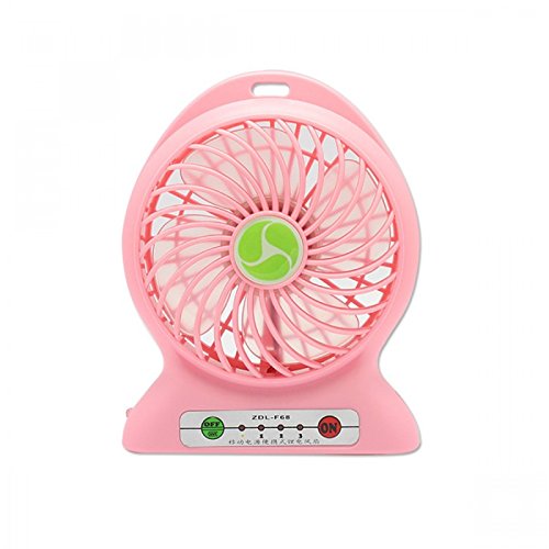 Bossno 4 Inch Multi Functional Rechargeable Battery Usb Mini Fan