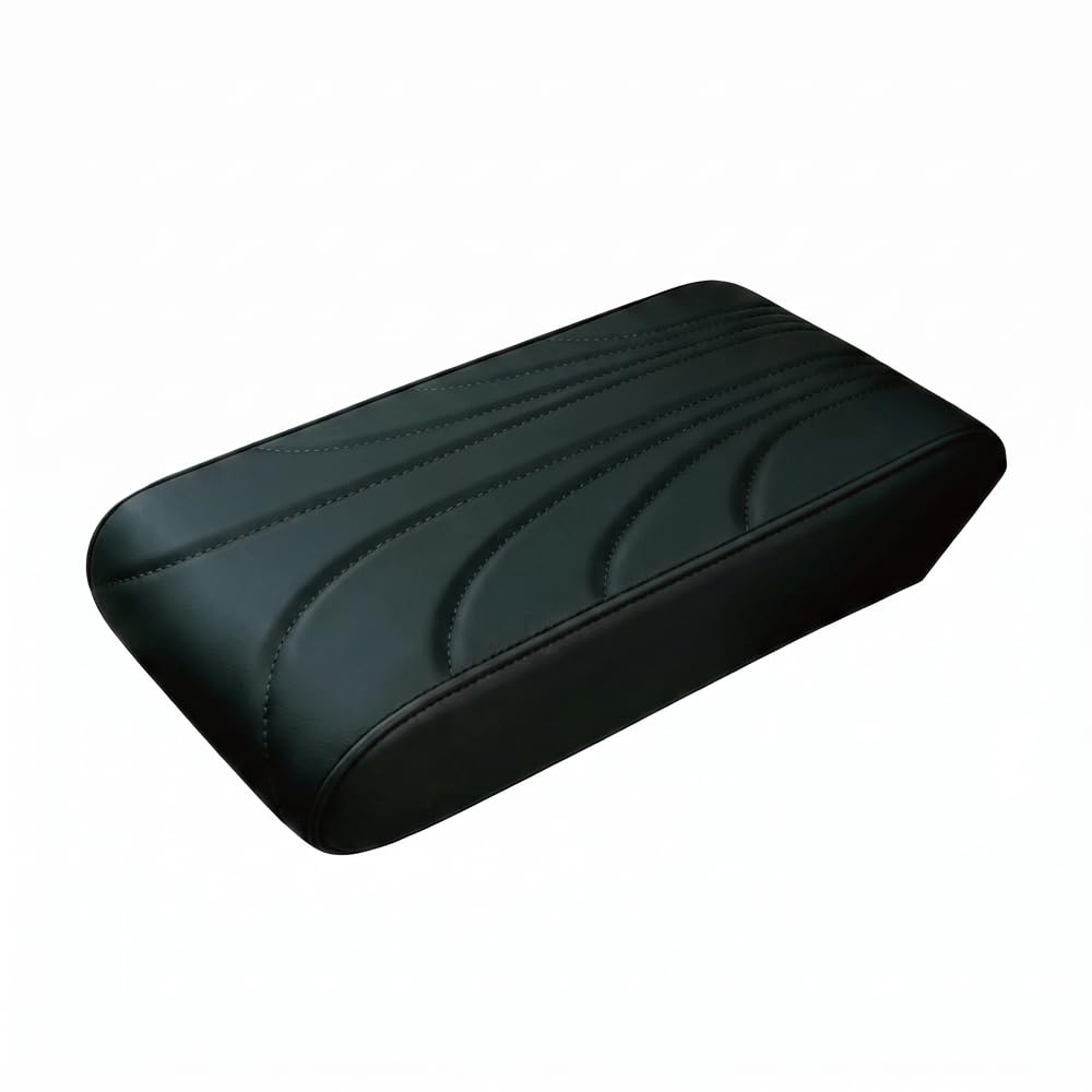 WSCSSLL Car Armrest Cushion for Volvo XC90 (P2 SPA 2002-2025 2026), Thick Console Pad, Leather