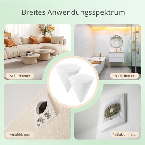 30Stücks Kegelfilter dn 125, G4 Filter Lüftungsanlage, G4 Filtermatte Durchmesser 125 mm, Länge 180 mm, Dicke 8 mm, Lüftungsanlage Ersatz für Zehnder, Maico, Pluggit, Helios Disc Valves, Ersatzfilter