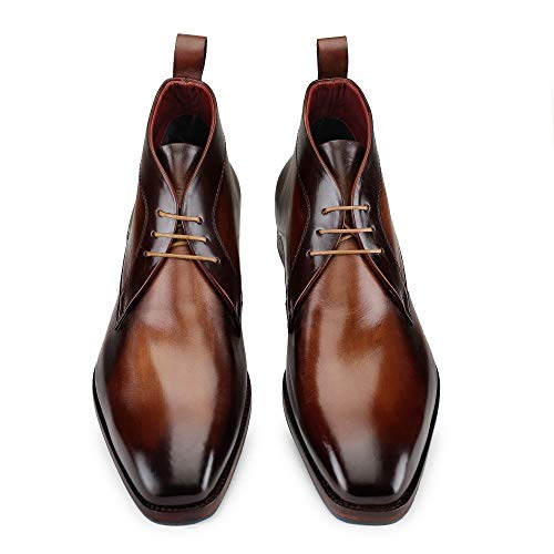 Men’s Modern Classic Calfskin Leather Chukka Boots4