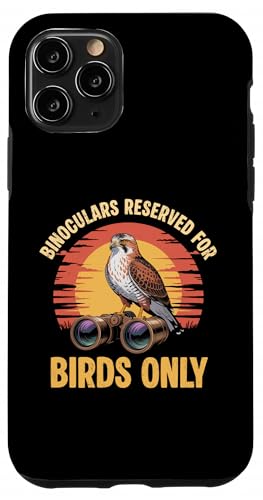 野鳥専用双眼鏡 野鳥観察愛好家のユーモア スマホケース iPhone 11 Pro 用