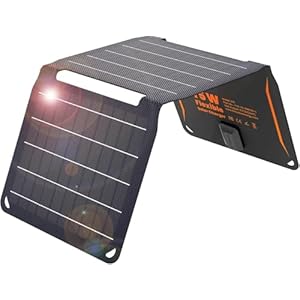 Portable Solar Panel with ETFE Material IP67 Waterproof Solar Charger for Camping