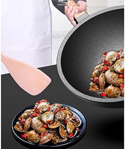 Wok antiadherente con tapa de vidrio 34cm miniatura 2