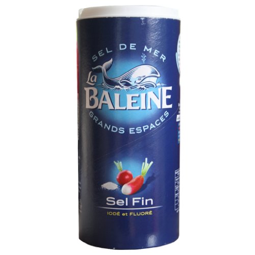La Baleine Sel fin et fluoré - La boîte verseuse de 600g