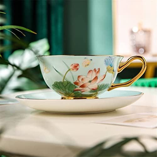 BJH Taza de café Taza de café de Porcelana de Hueso Creativa Taza de cerámica de Personalidad de Tendencia Taza de Agua… - Imagen 7