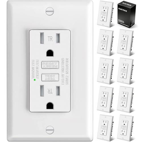 ELECTECK 15A Tamper-Resistant GFCI Outlet