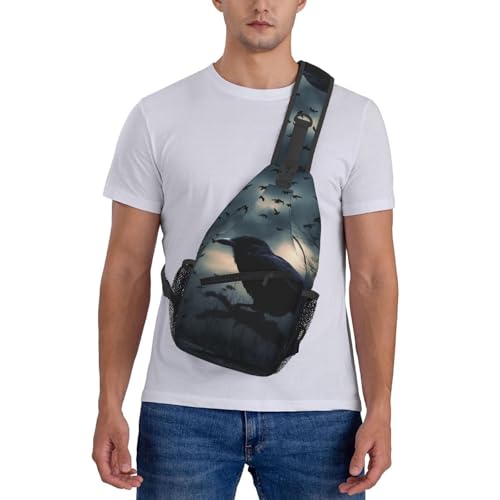 Bolso cruzado para pecho tipo crossbody negro urban miniatura 7