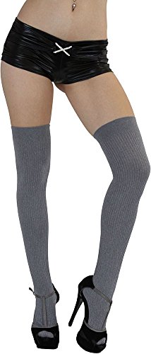 Image of ToBeInStyle Women's Over The Knee Knit Thigh High Warm Socks