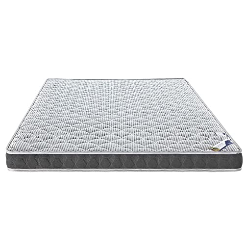Qqcc Mattress Topper Latex Mattress Foldable Slow Rebound Memory Foam Mattresses Thicken Tatami King Size (Color : Gray, Size : 4 Cm) #TOP28
