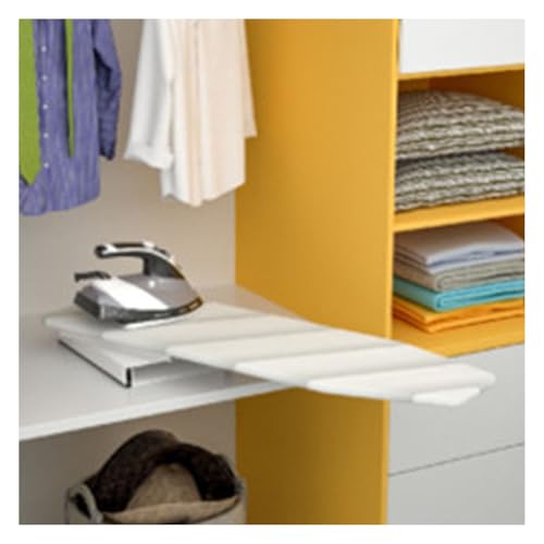 UQACHG Pull-Out Ironing Board,Ironing Board with Damping Slide Rail,Wall Mounted Rotation Iron Board,Stow Away in The Cabinet Saving Space,for Small Spaces,Color 1-96x31cm