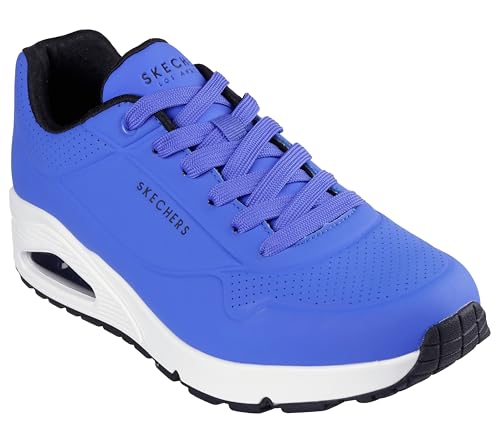 Skechers Men's Uno Stand On Air Oxford, Blue/White, US 8 M
