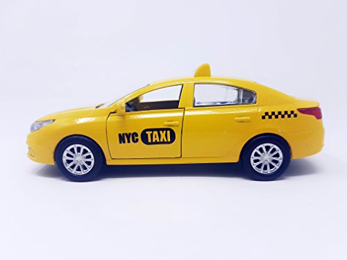 Preisvergleich Produktbild PLAYJOCS GT-1746 New York Taxi DieCast Metall Miniaturmodell Modellauto