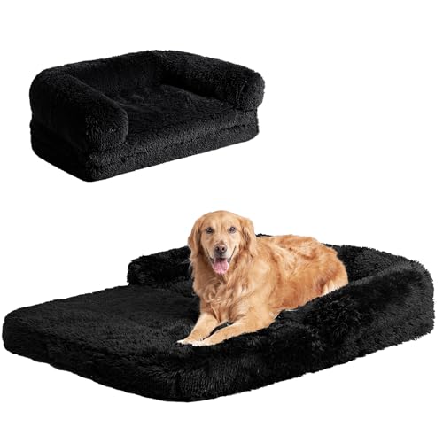 EHEYCIGA Foldable XXL Dog Bed for Large Sized Dog, 54"x38"x7.5"