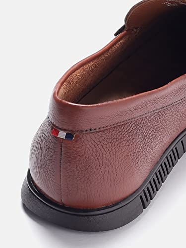 Image of Gabicci Zeppelin Leather Casual Slip On Shoes for Men |1203|