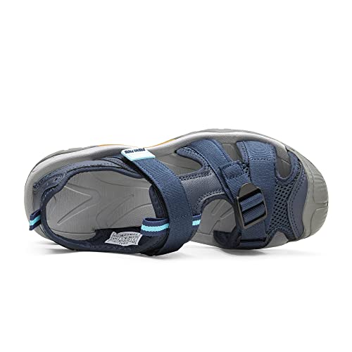 Dream Pairs Women's Closed Toe Sport Hiking Sandals?Summer Outdoor Comfortable Walking Water Sandals Dsa216, Navy, Size 8 M Us #TOP2