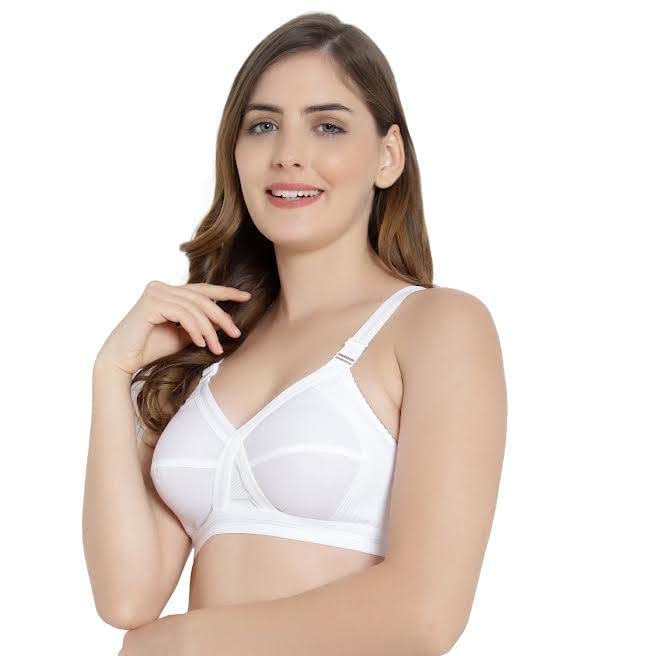 Image of BELLA BEAUTY Casual Non Padded Full Coveragen Wire Free Womens Bra for Girls Combo of 3(Com.bra-01)