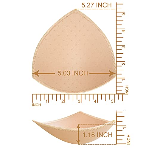 Ursmart Bra Pad Inserts, Inserts Bra Cups Replacement Bra Pads Women's Comfy Sports Cups For Sport Bra Bikini Bra #TOP1