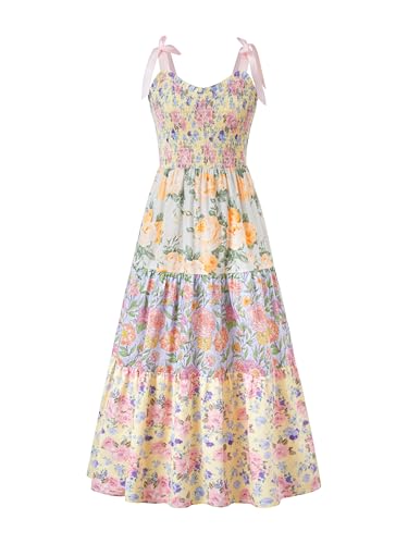 Sunny Spirit Girls Dress Spring Easter Maxi Summer Boho Floral