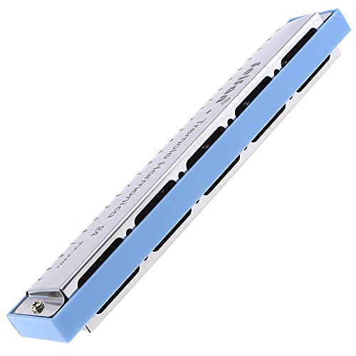 Origlam 24 Holes Blues Harmonica Key Of C, Tremolo Harmonica Mouth Organ Harp Harmoc With Case For Beginners Adults Students #TOP6