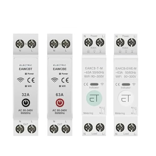 Disjoncteur Intelligent WiFi MCB 1P 25A Tuya Compteur Énergie - 2