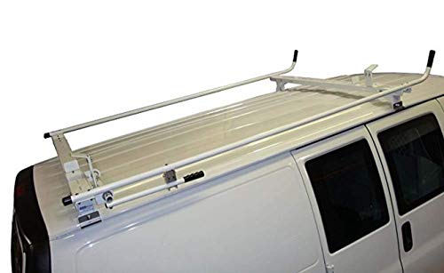 Aluminum Van Ladder Rack Compatible with GMC Savana, Chevy Express