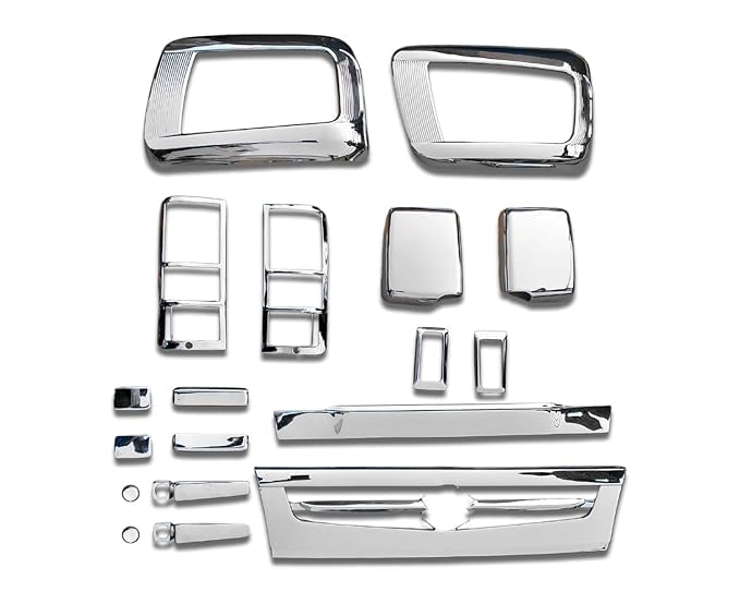 Exterior Chrome Accessories Combo Kit Compatible with Omni(2017-2020)(Set of 13Pcs)-image-35