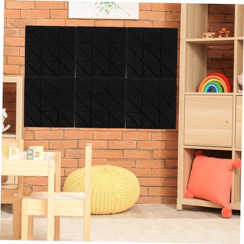 Panel acústico insonorizante autoadhesivo 4 piezas, absorber sonido, alta densidad para estudio en casa, oficina, resistente al fuego miniatura 5