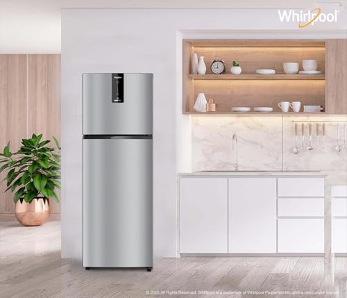 Whirlpool 327 L 3 Star Convertible Frost Free inverter Double Door Refrigerator (IF INV 375 ILLUSIA STEEL(3S) CONV-Y, 2026 Model) 11 418+wjEDagL