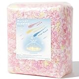 JOMIZOO ハムスター 床材 流星リーズ 小動物用 紙床材 無塵タイプ 広葉樹天然パルプ製 デグー ハムスター チンチラ モルモット 桜クリーム 900g