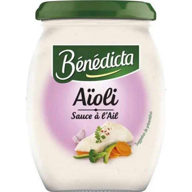 Benedicta Aioli Salsa de ajo 260 g (lote de 6)