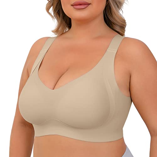 Soft Sleep Wirefree Bras for Women Full Coverage No Underwire Everyday Bras Comfortable Sports Bras