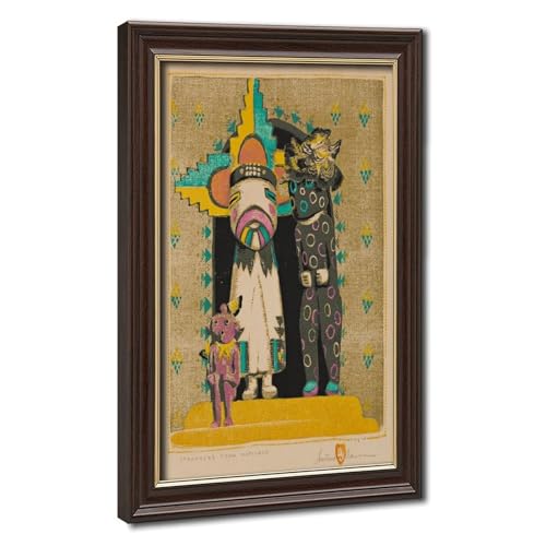 Impressions de scène culturelle amérindienne Toile Salon Esthétique Raffinée