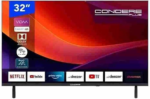 32" HD LED Smart TV – VIDAA OS, Dolby Audio, HDR, Wi-Fi for Family