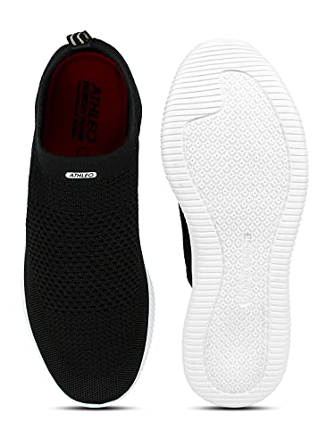Image of Action ATHLEO Men's Sports Stylish Slip On,Lightweight Shoes for Running, Walking, Gym