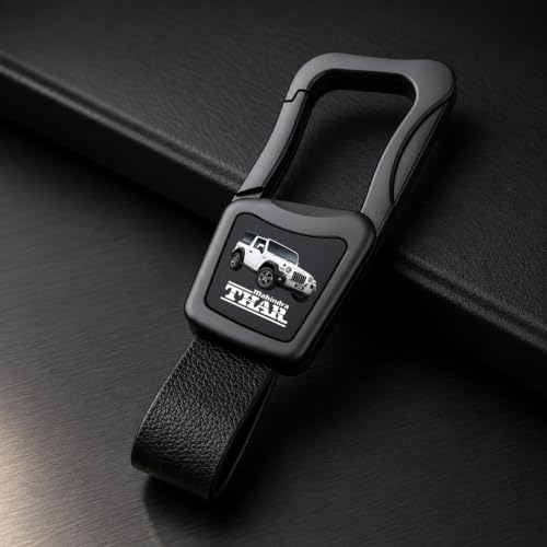 Image of Greenworld Scratch proof Fob Key Heavy Duty Keychain Compatible With New Mahin-dra Scorpio /bolero /xuv700 /xuv300 /3xo with new mahin-dra logo