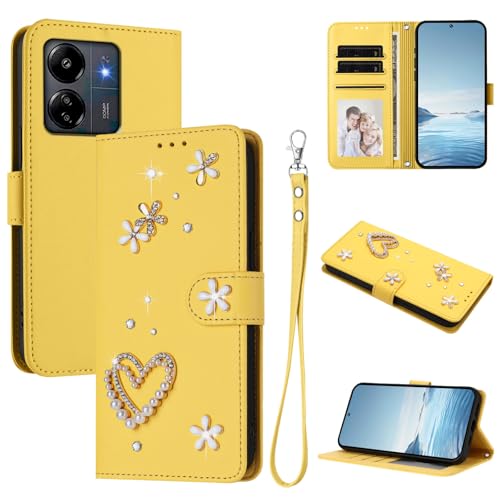 �X�}�z�P�[�X �Ή��@�� for Xiaomi Poco M6 5G / Poco C65 4G,�Ή��@�� for Redmi 13C (5G / 4G) / 13R �������[�h�y�J�[�h�z���_�[�t�����z �t���b�v�J�o�[ �}�O�l�b�g�o�b�N�� �L�b�N�X�^���h�z 