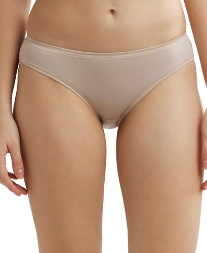 Image of Jockey JW01 Women Medium Coverage Tencel Lyocell Elastane Stretch Mid Waist Bikini with Concealed Waistband and StayFresh Treatment