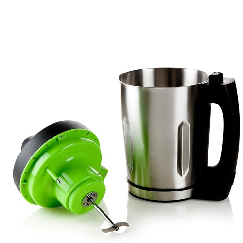 DOMO DO498BL Mixeur à soupe - 1,6 L - Blender mixeur pour smoothies, compotes et boissons végétales - 3 programmes - Argent/Noir – Image 3