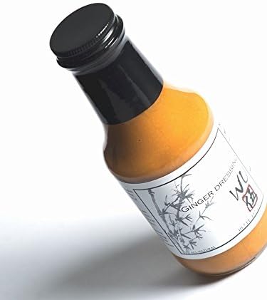Wu Japanese Ginger Dressing - ALL NATURAL - NO PRESERVATIVES - GLUTEN FREE - MADE WITH POWERFOODS- SALAD DRESSING - 10.7 FL OZ (Original Ginger, 2 Bottles)
