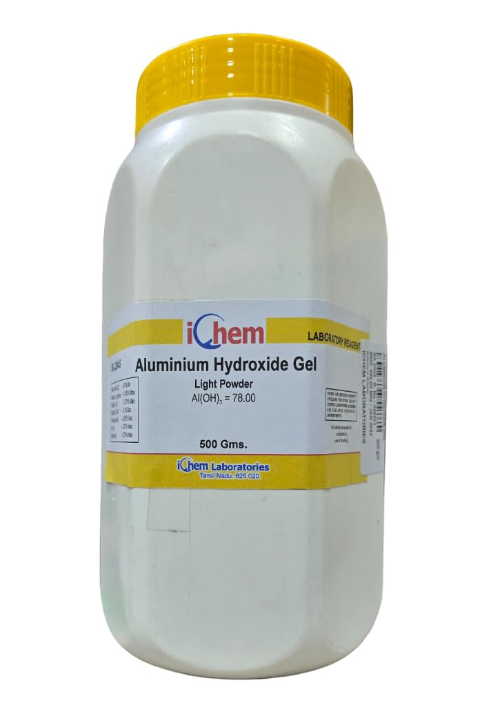 ICHEM LABORATORIES Aluminium Hydroxide Gel (Light Powder) 500GM (B0D7WHJCYQ) Amazon Price History, Amazon Price Tracker