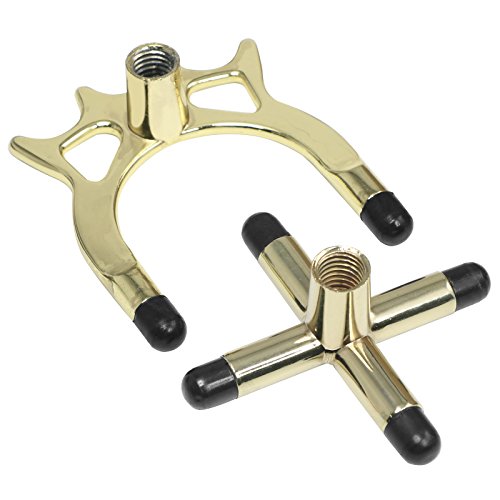 TRIXES Pool Zubehör -Pool Billard/Snooker Queue - Billard Queue zubehör - Metall-Kreuz & Queue-Brücken Set – Hinweise – Einschraube - Queue Brücke - Professionell