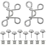 2 Sets Perfekte Metalllegierung, nagelfreier Mantel, kostenloser Ersatz, schwarze Jeans, lose Verlängerung der Schnalle, Nagel, nützlich, Spanner, Röcke, sofortige Taille, Schnappverschluss, geknöpfte