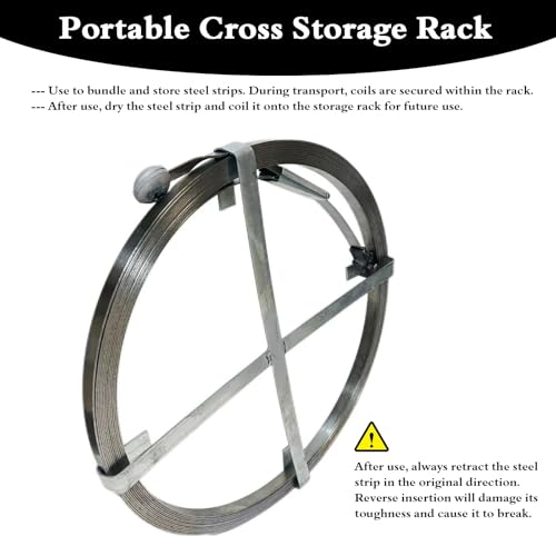 Tarière serpent de canalisation de 18,9 m avec têtes interchangeables de 2,5 à 5,1 cm - 8