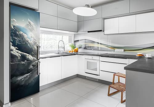 Pegatinas de refrigerador autoadhesivas para ocultar imperfecciones de cocina 3